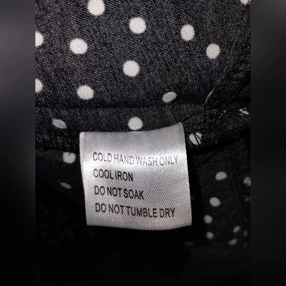 Princess Polly Bobbie‎ Mini Dress in Black White Polka Dot size 4 Ruffle Event - Picture 3 of 6